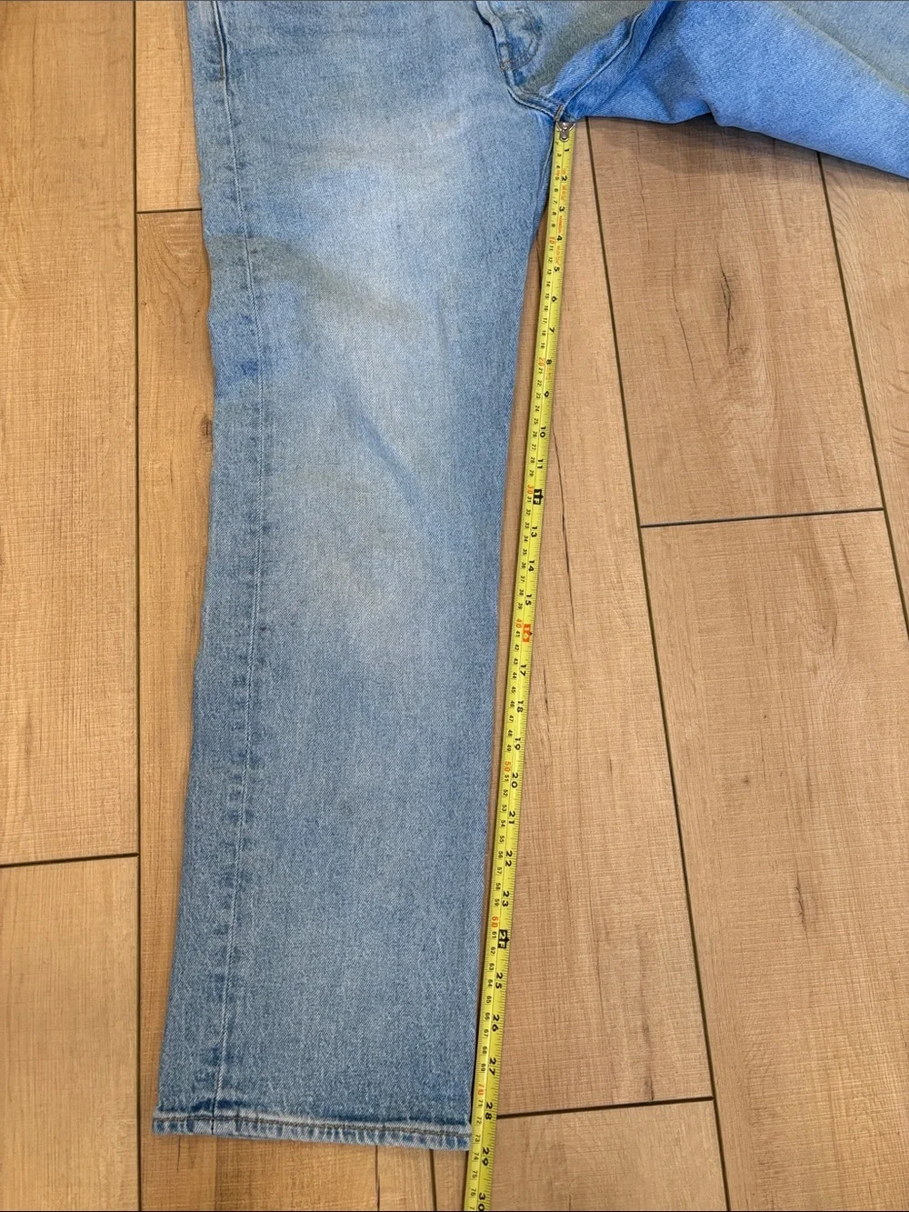 Levi's 501 Light Blue Straight Jeans